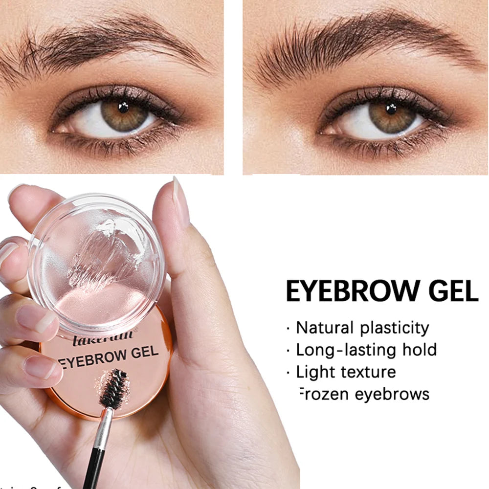 3D Waterproof Eyebrow Sculpting Gel Wax & Brush | Natural Hold Eyebrow Styling Gel Peaceful Pleasures Health and Wellness