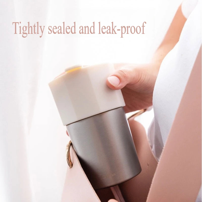 Stainless Steel Double-Wall Insulated Coffee Mug 300ml