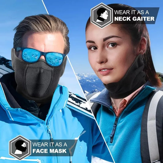 Unisex 2-in-1 Winter Face Mask – Windproof & Breathable Winter Sports Mask Peaceful Pleasures Health and Wellness