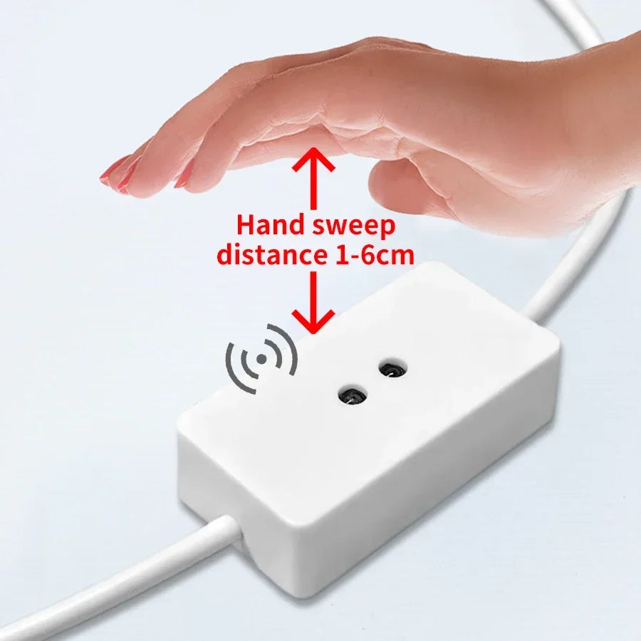 1M 2M 3M 5M 10M Hand Sweep LED Strip Lights 5V USB Diode Tape with Hand Scan Sensor Switch for Bedroom Cabinet Closet Kitchen Peaceful Pleasures Health and Wellness