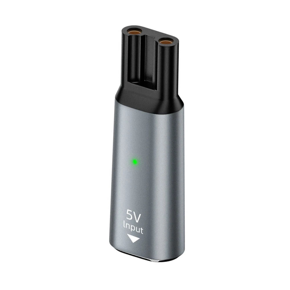 USB-C Adapter for Philips OneBlade QP6510 QP6520 QP6530 Shaver Peaceful Pleasures Health and Wellness Gray