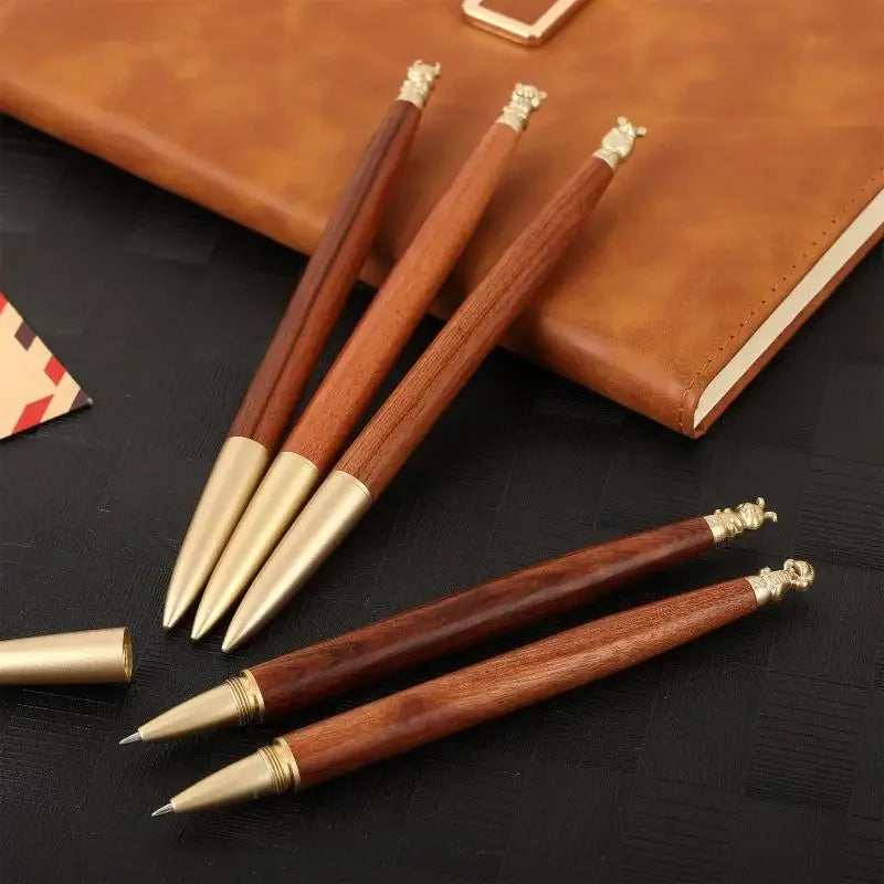 Zodiac Wooden Retractable Ballpoint Pen – Vintage Gift