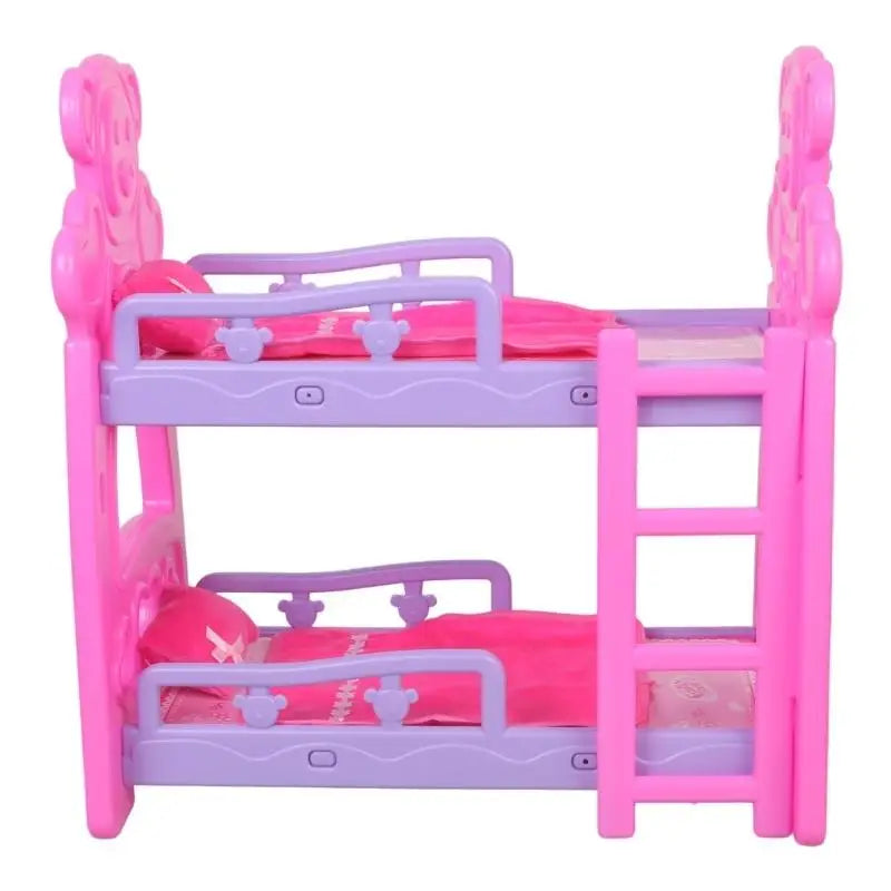 Miniature Dollhouse Bed Assembly Kit – Pretend Play Toy for Kids
