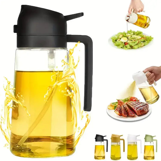 500ml Oil Spray Bottle & Dispenser | Kitchen BBQ Cooking Oil Spray Dispenser Oasis Select