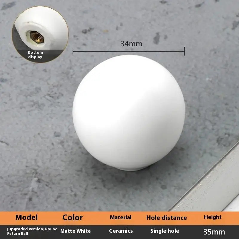 1pc Children's Furniture Handles Nordic Ceramic Children Room Cabinet Handles Macaron Colorful Round Drawer Knobs And Pulls Peaceful Pleasures Health and Wellness A2