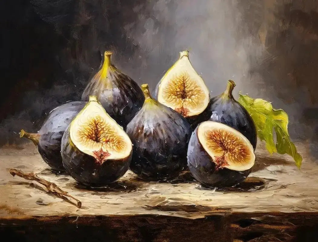 Vintage Kitchen Fruit Vegetable Still Life Canvas Wall Art Print