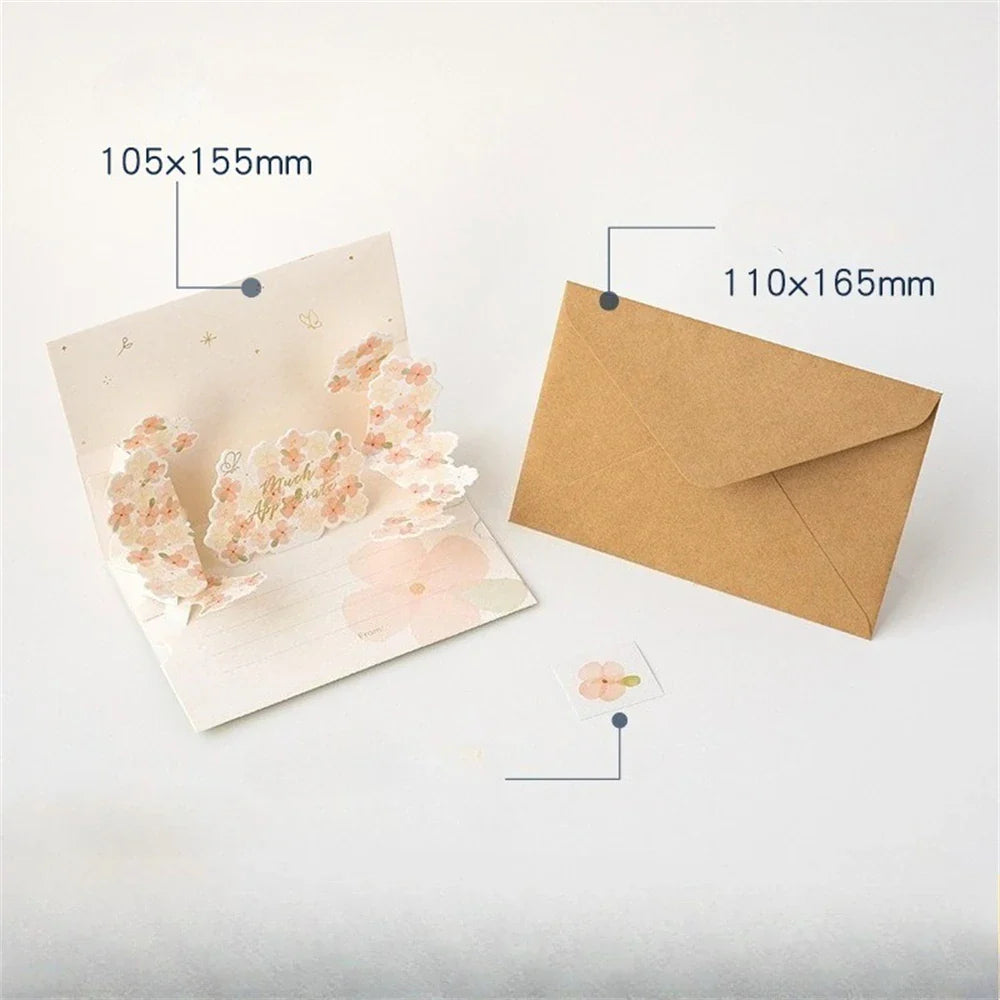 3D Pop-Up Floral Greeting Card | All Occasions Gift Card