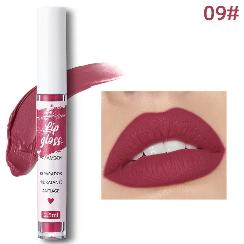 Korean Matte Liquid Lipstick – Waterproof Long-Lasting Lip Glaze
