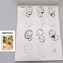 Beginner Manga Sketch Workbook 72 Pages Human Head Perspective