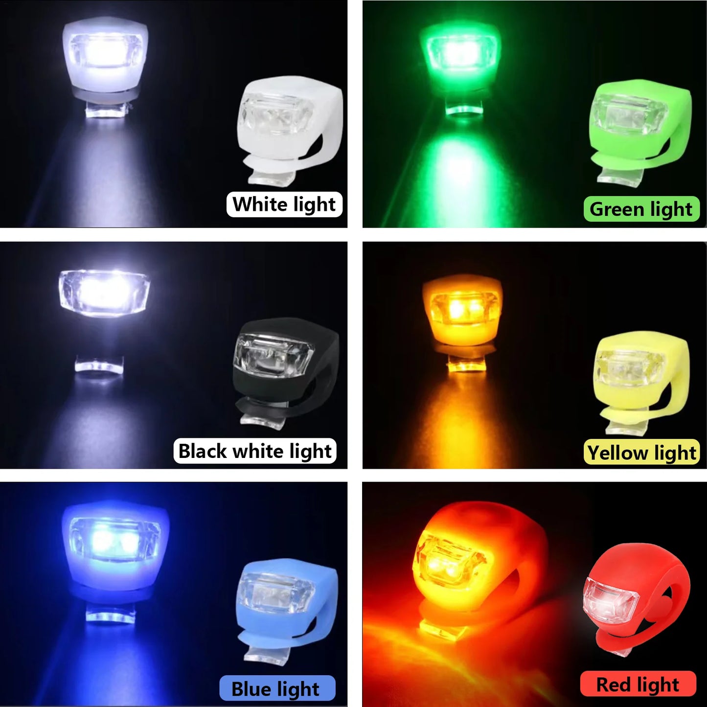 LED Bike Lights Waterproof Bicycle Head Front Light Cycling Wheel Flash Rear Lamp Night Warning Taillight Bicycle Accessories Peaceful Pleasures Health and Wellness