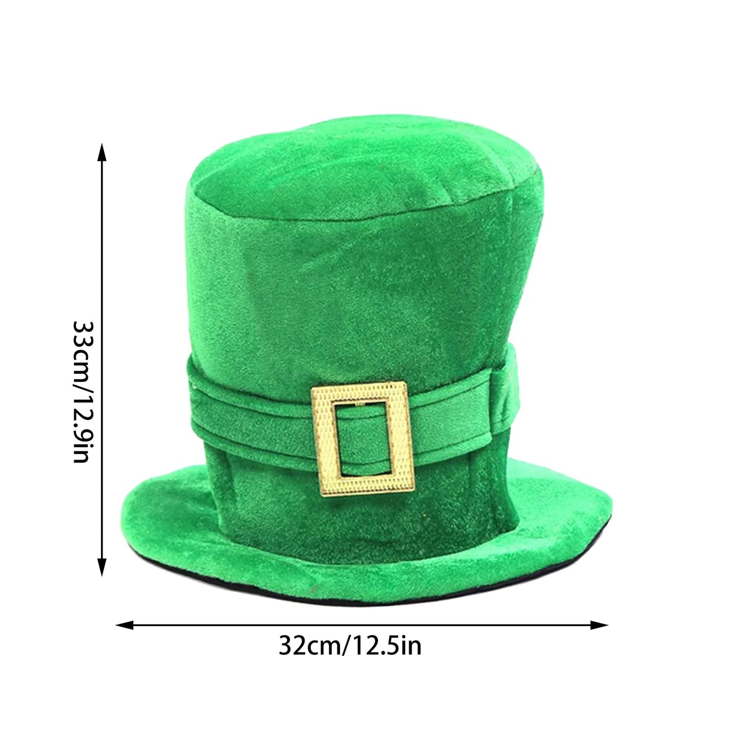 Green Leprechaun Stovepipe Hat – St. Patrick's Day Irish Top Hat