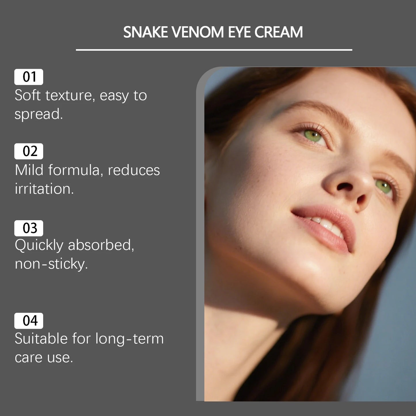 OceAura Snake Venom Eye Cream | Anti-Wrinkle, Dark Circles & Puffiness