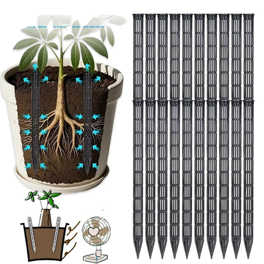 Plant Aeration Tubes for Pots – Prevent Root Rot (10/20 Pcs) Plant Aeration Tubes Peaceful Pleasures Health and Wellness
