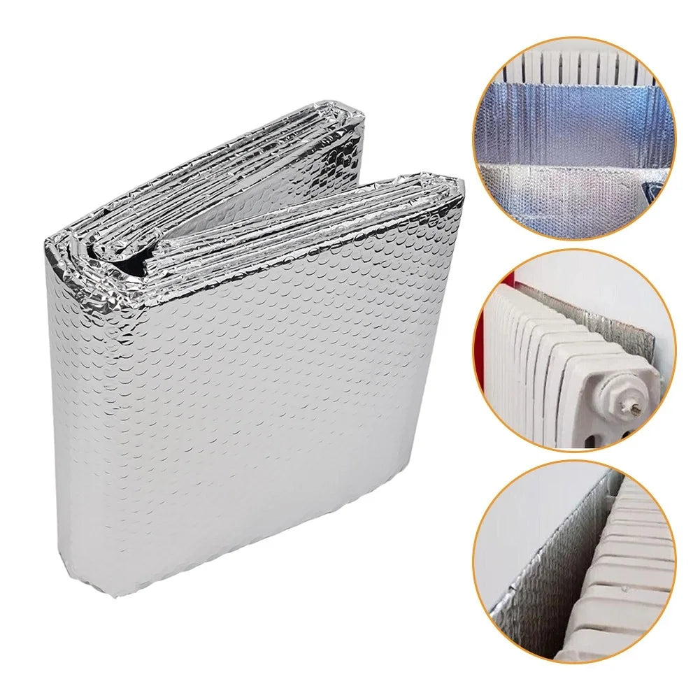 Radiator Insulation Foil 5m X Double Sided Aluminum Sheet Foam