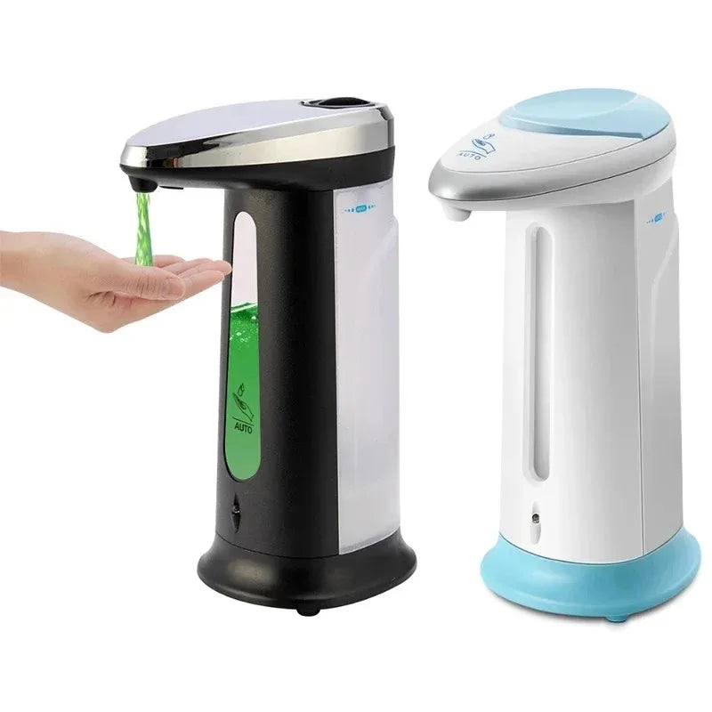 Touchless Automatic Liquid Soap Dispenser 400ml ABS Hands Free Sensor Induction for Bathroom Kitchen Sink Accessories Peaceful Pleasures Health and Wellness