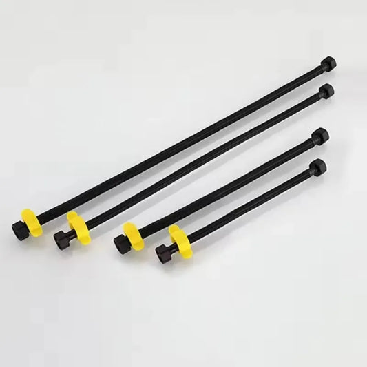 Black Pipe Water Supply Hose Faucet Water Heater Water Pipe Heater Pipe Toilet Connection Water Inlet Pipe 30-80cm Fittings Peaceful Pleasures Health and Wellness