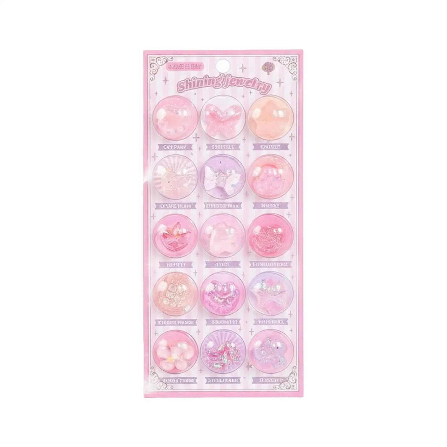 3D Space Capsule Cartoon Relief Stickers for Journals & Scrapbooks