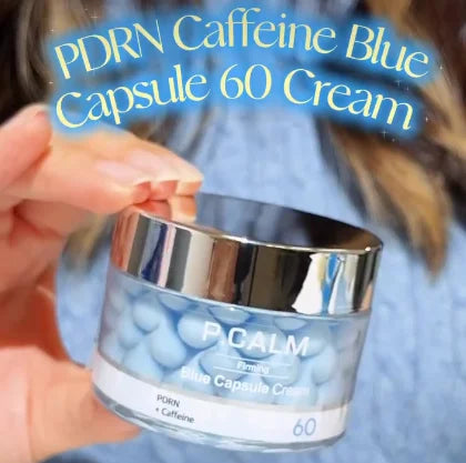 50ml Korean P.CALM PDRN Caffeine Blue Capsule Firming Cream Brand Skin-renewal Smooth Moisturizer Original Capsule Facial Cream Peaceful Pleasures Health and Wellness