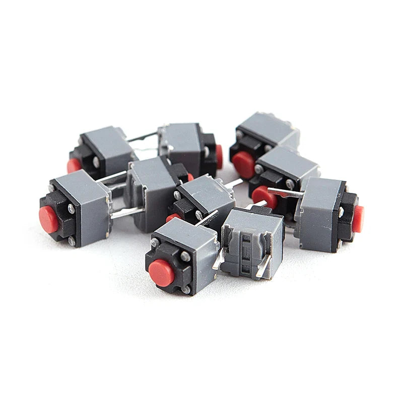 10-Pack Kailh Silent Micro Switch 6×6×7.3mm Mouse Button