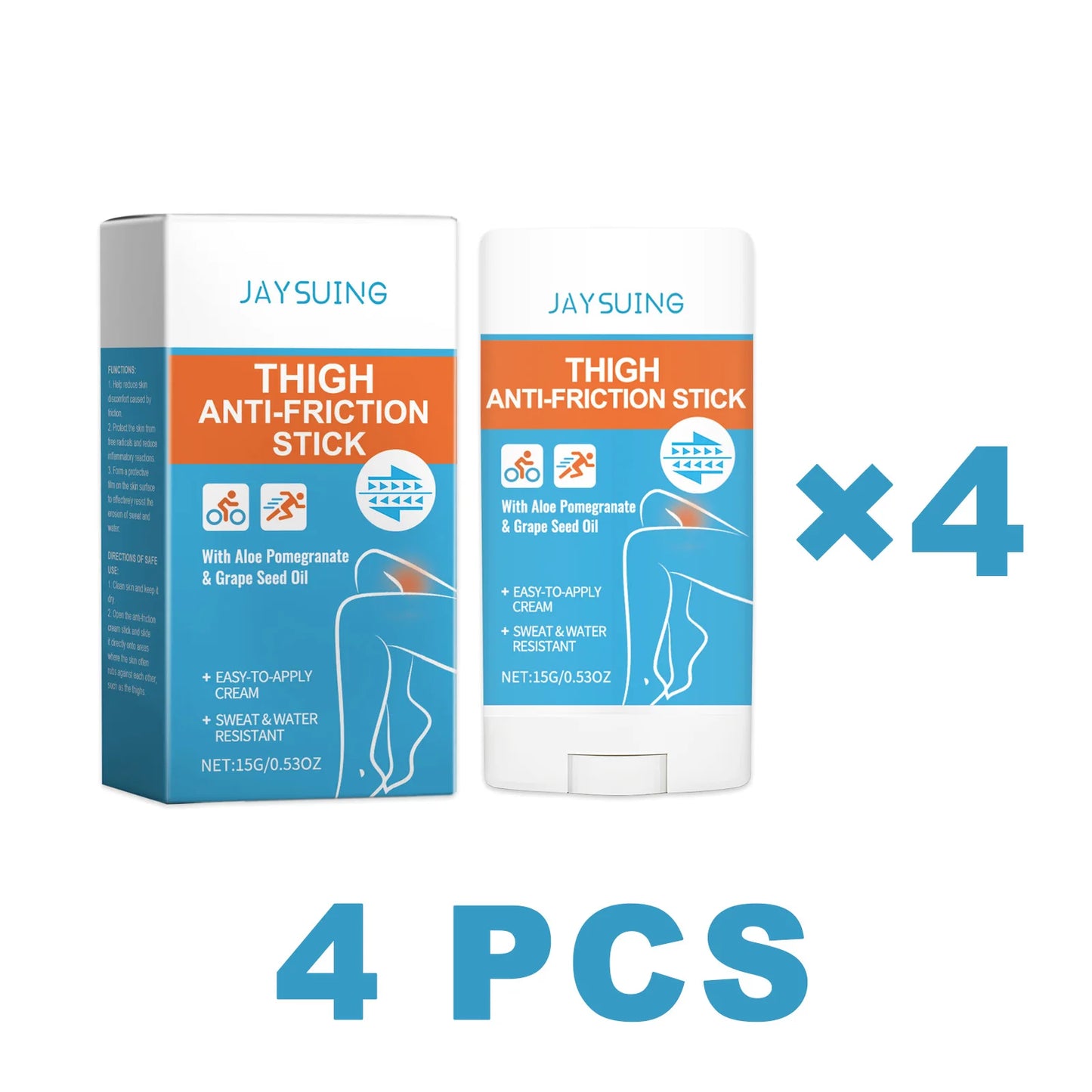 Jaysuing Anti-Friction Cream Stick | Thigh Chafe Guard 15g