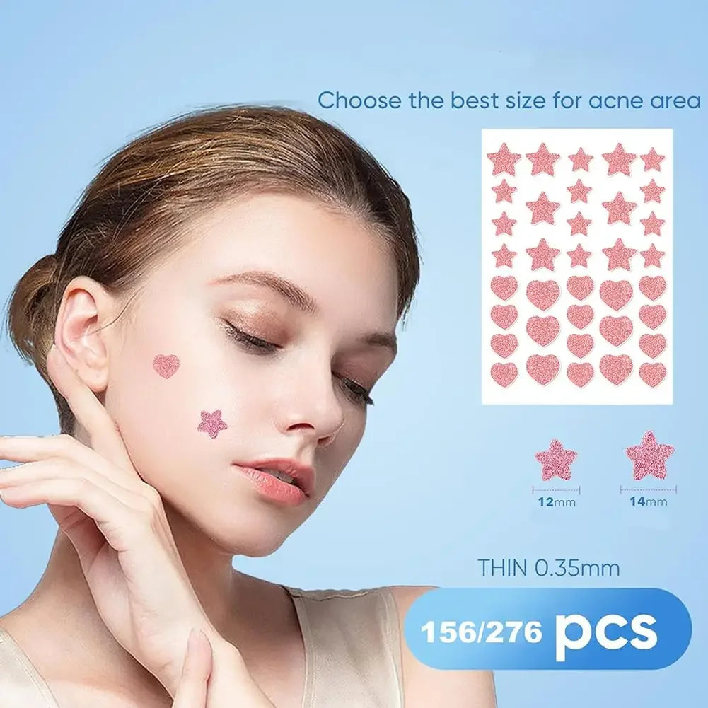 Colorful Star Pimple Patches – Acne Spot Stickers for Face Peaceful Pleasures Health and Wellness