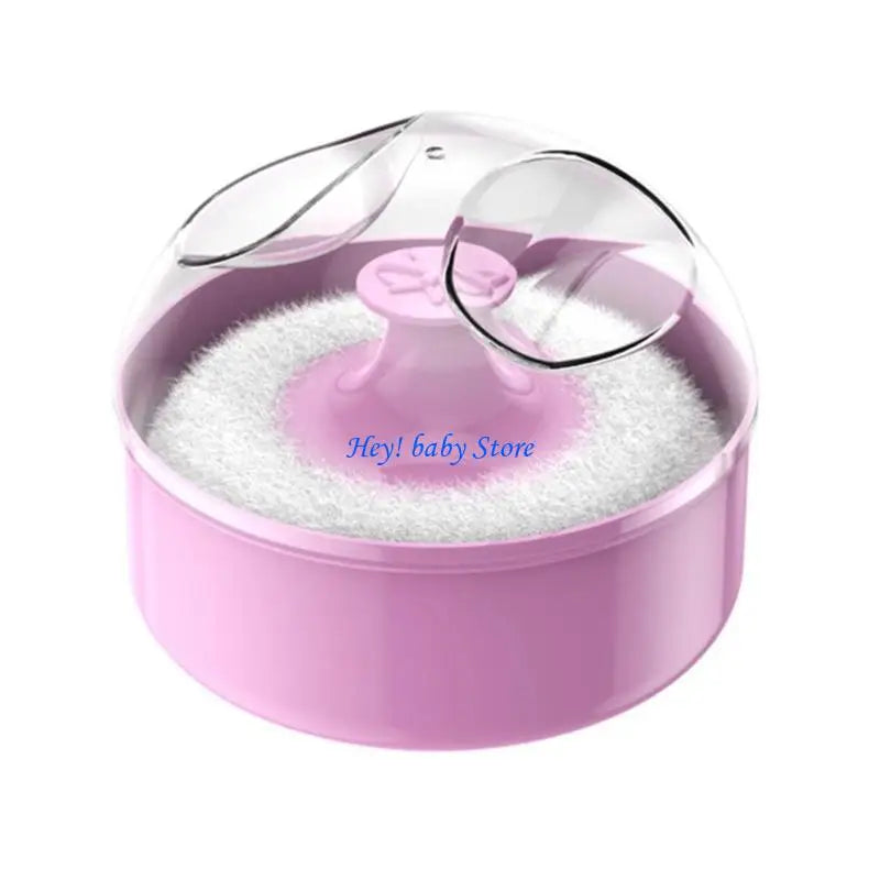 Baby Body Powder Puff with Case for Newborns & Toddlers