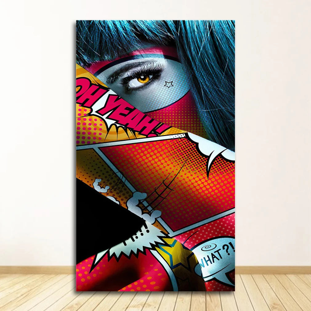 Room Canvas Painting Wall Art Picture Home Posters Graffiti Women Portrait Oil Poster And Prints Decor For Living Peaceful Pleasures Health and Wellness