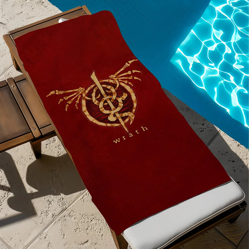 Lamb of God Rock Band Quick-Dry Beach Towel | Travel & Gym