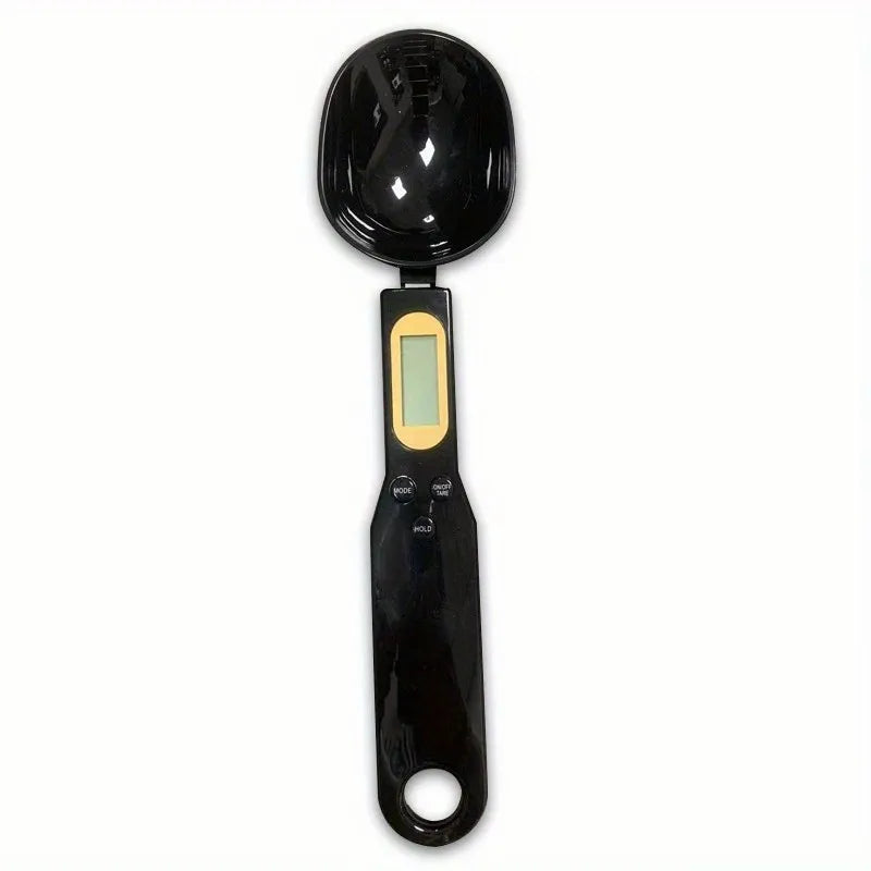 Digital Measuring Spoon with Clear Display - Portable Scale Spoon for Pet Food, Tea, Milk Powder - Kitchen and Dorm Restaurant Peaceful Pleasures Health and Wellness Black