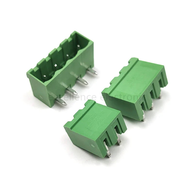 10PCS 5.08mm Plug-in PCB Wiring Terminal Closed End Straight / Curved Soldering Board Needle Holder Peaceful Pleasures Health and Wellness Curved needle 8P