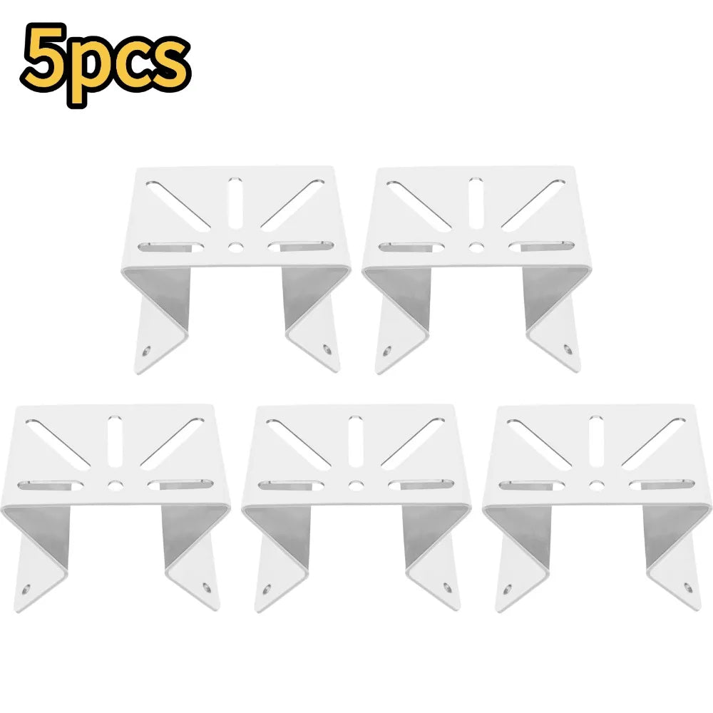 Wall Mount Corner Bracket For Security Camera Setup Peaceful Pleasures Health and Wellness 5pcs