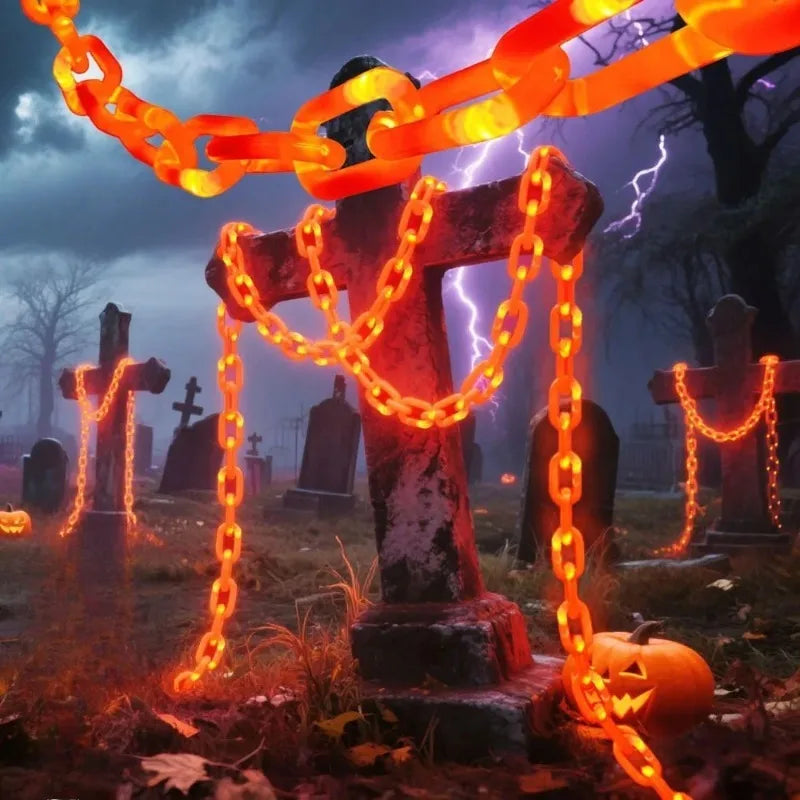 Halloween Ghost Lawn Light Chain | Garden Landscape Lamp Set