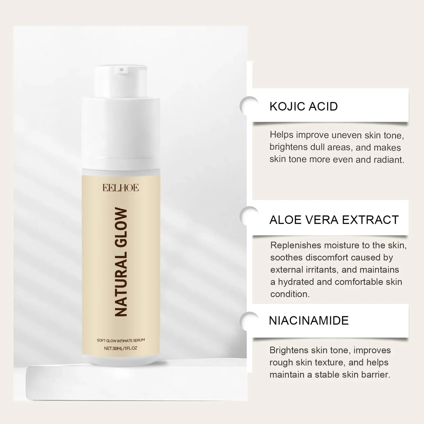 Hydrating Brightening Face & Body Serum – Lightweight Essence