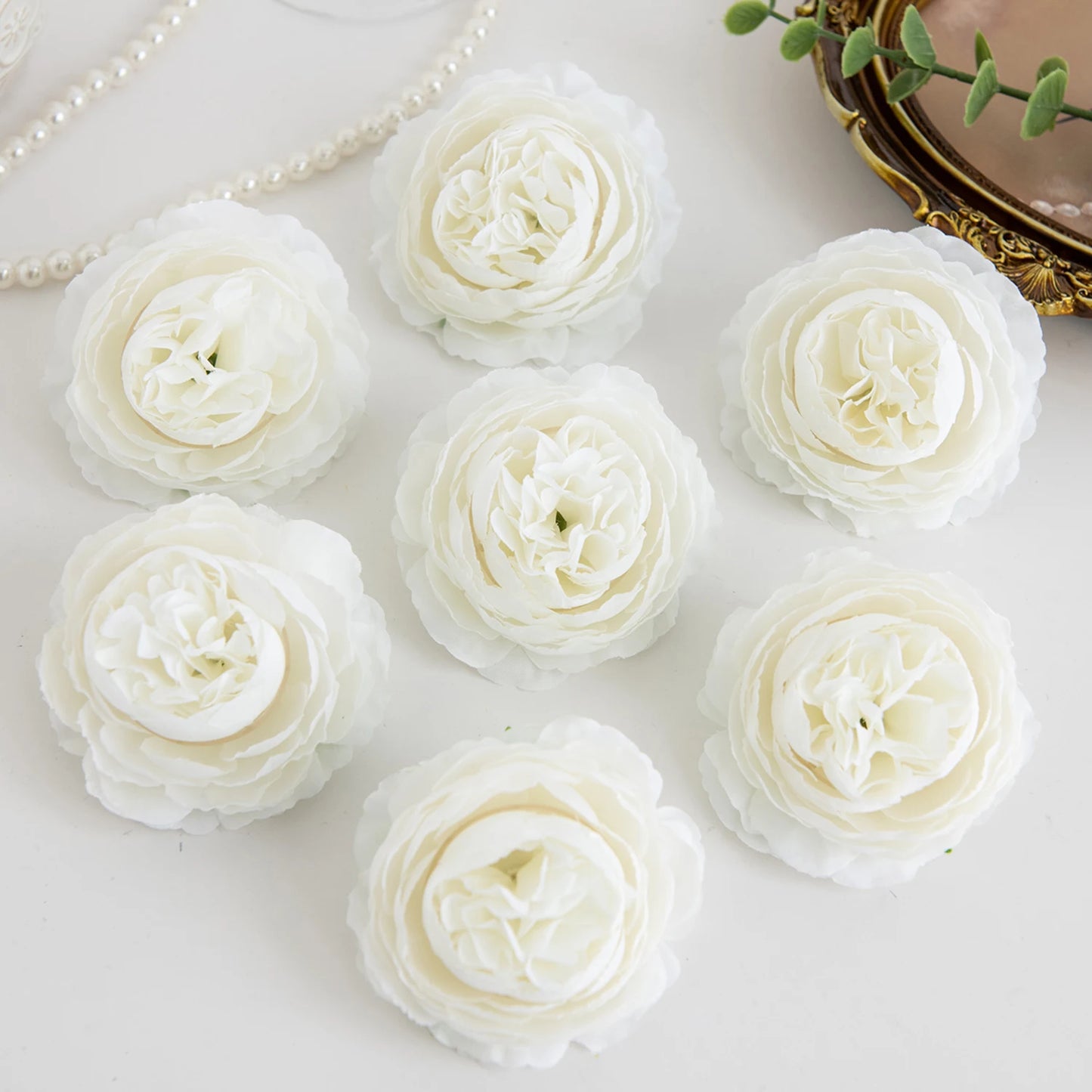 Silk Peony Artificial Flower Stems | Wedding & Home Décor 5/10pcs