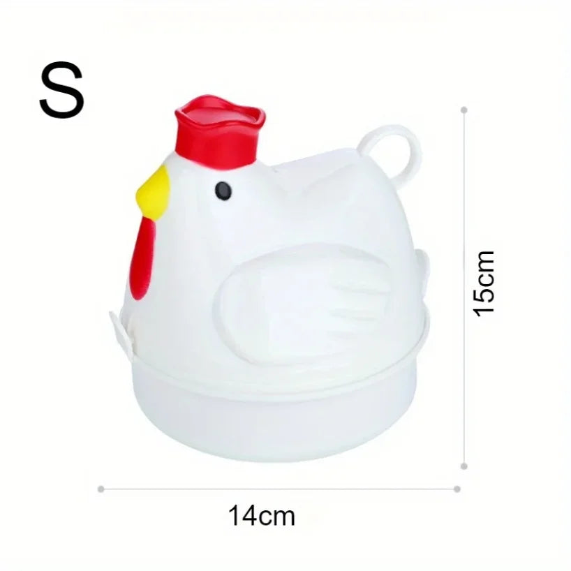 Chicken Shaped Microwave Egg Cooker & Steamer – 4 Eggs
