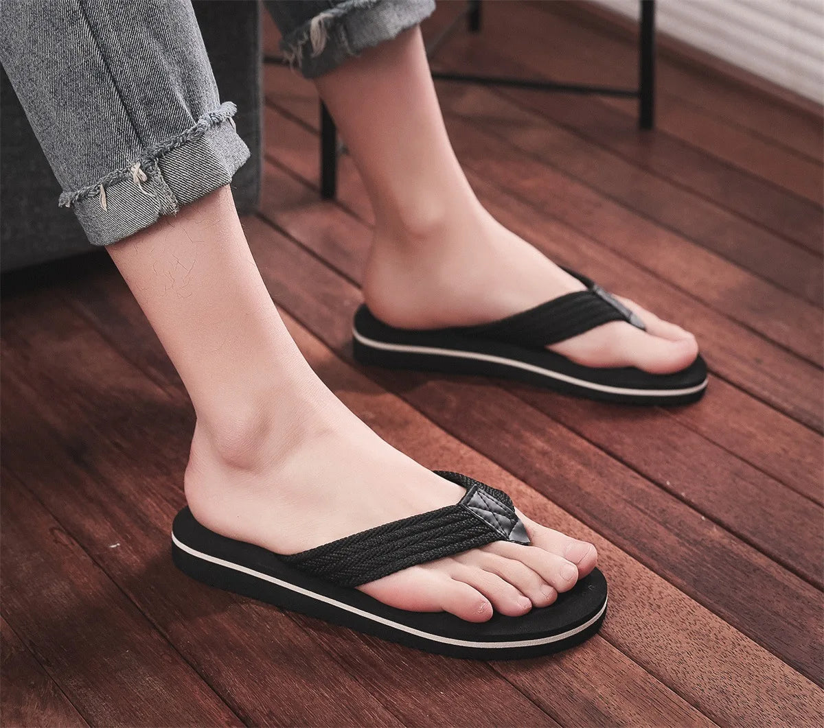 Men's Non-Slip EVA Flip Flops | Beach & Indoor Slides