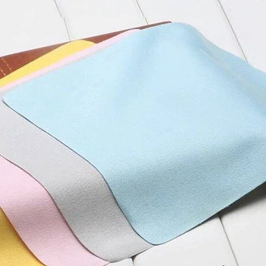 10pcs/lots High Quality Chamois Glasses Cleaner Microfiber Cleaning Cloth For Lens Phone Screen Cleaning Wipes Peaceful Pleasures Health and Wellness