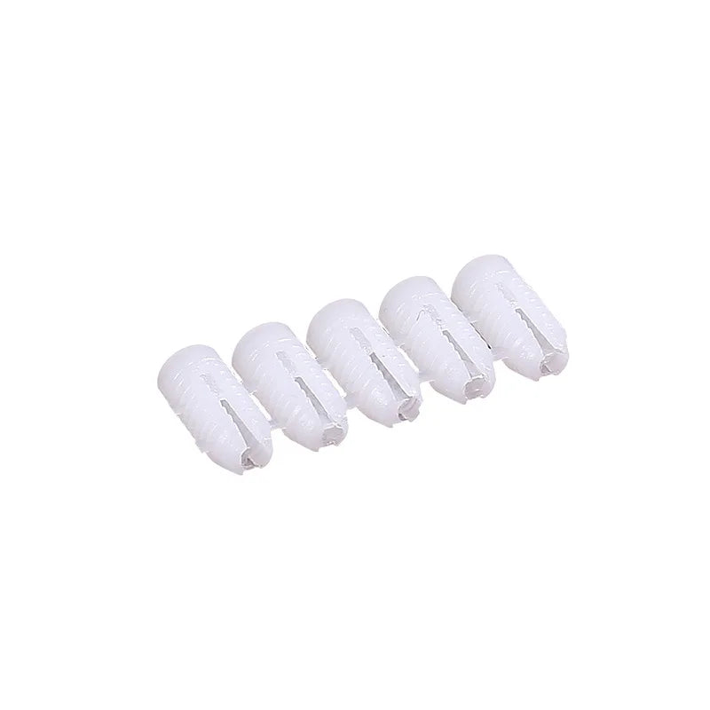 100-Pack M4 M6 Nylon Wall Plugs & Flat Head Self-Tapping Screws