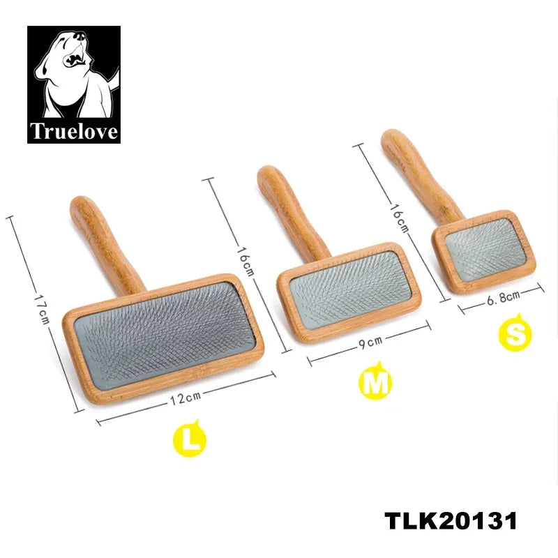 Truelove Pet Grooming Brush Dogs and Cats,Tangles Undercoat,Safe Sensitive Skin Deshedding Pet Brush Removes Loose Hair Tangles Peaceful Pleasures Health and Wellness