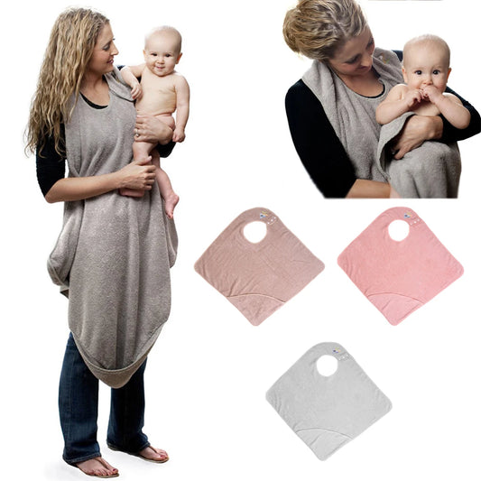 Baby Hooded Towel Soft Cotton Infant Bath Wrap 75x75cm Baby Hooded Towel Peaceful Pleasures Health and Wellness