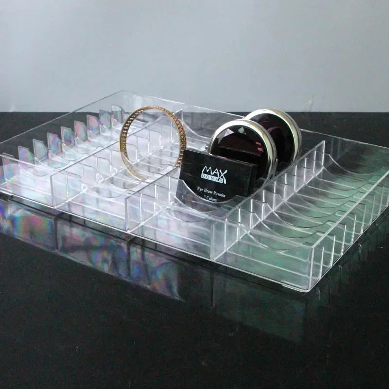 40 Grids Acrylic Cosmetic Makeup Bracelet Holder Large Storage Box Powder Jewelry Shelf Make Up Organizer Escritorio Peaceful Pleasures Health and Wellness
