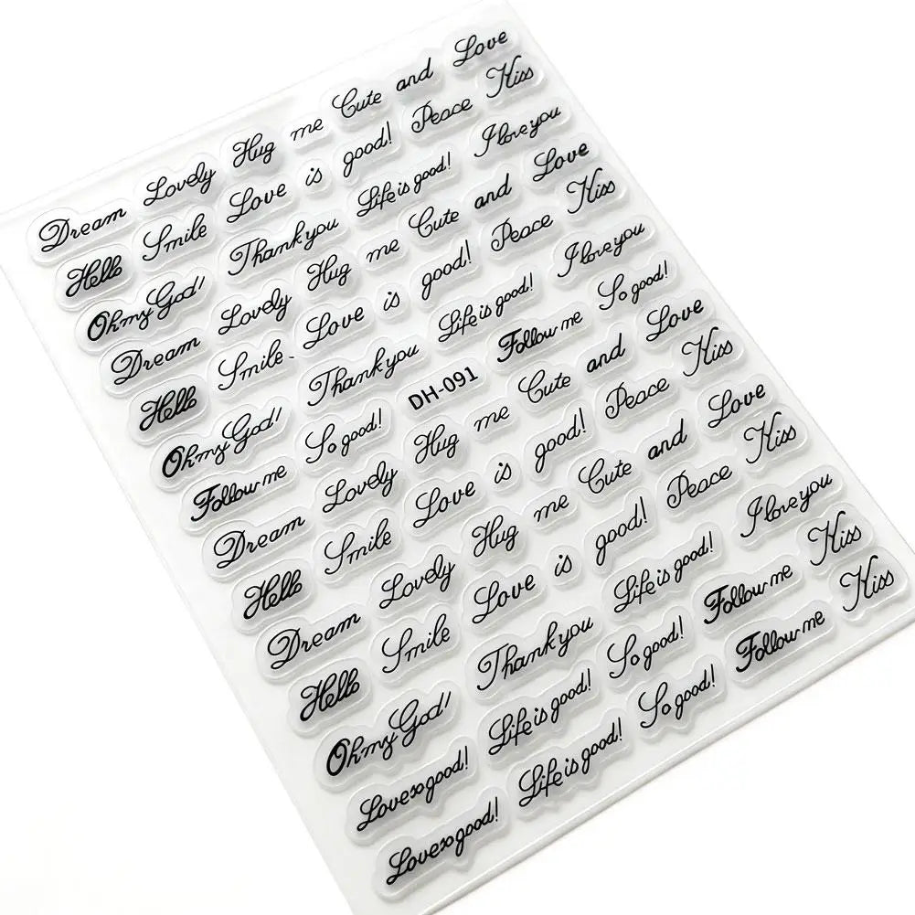 3D English Alphabet Nail Stickers – Metallic Gold & Silver Decals