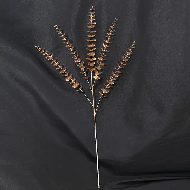 Silk Artificial Willow Bouquet | Fake Green Leaves for Home & Wedding