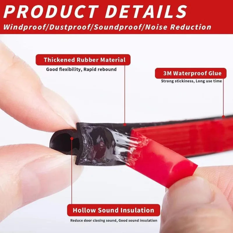 TPE Self-Adhesive Door & Window Weatherproof Sealing Strip
