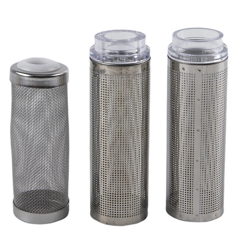 Aquarium Inflow Inlet Filter Stainless Basket Mesh Net Filter Guard Fish Tank Filter Accesories Intake Strainer Pre-Filter Cover Peaceful Pleasures Health and Wellness