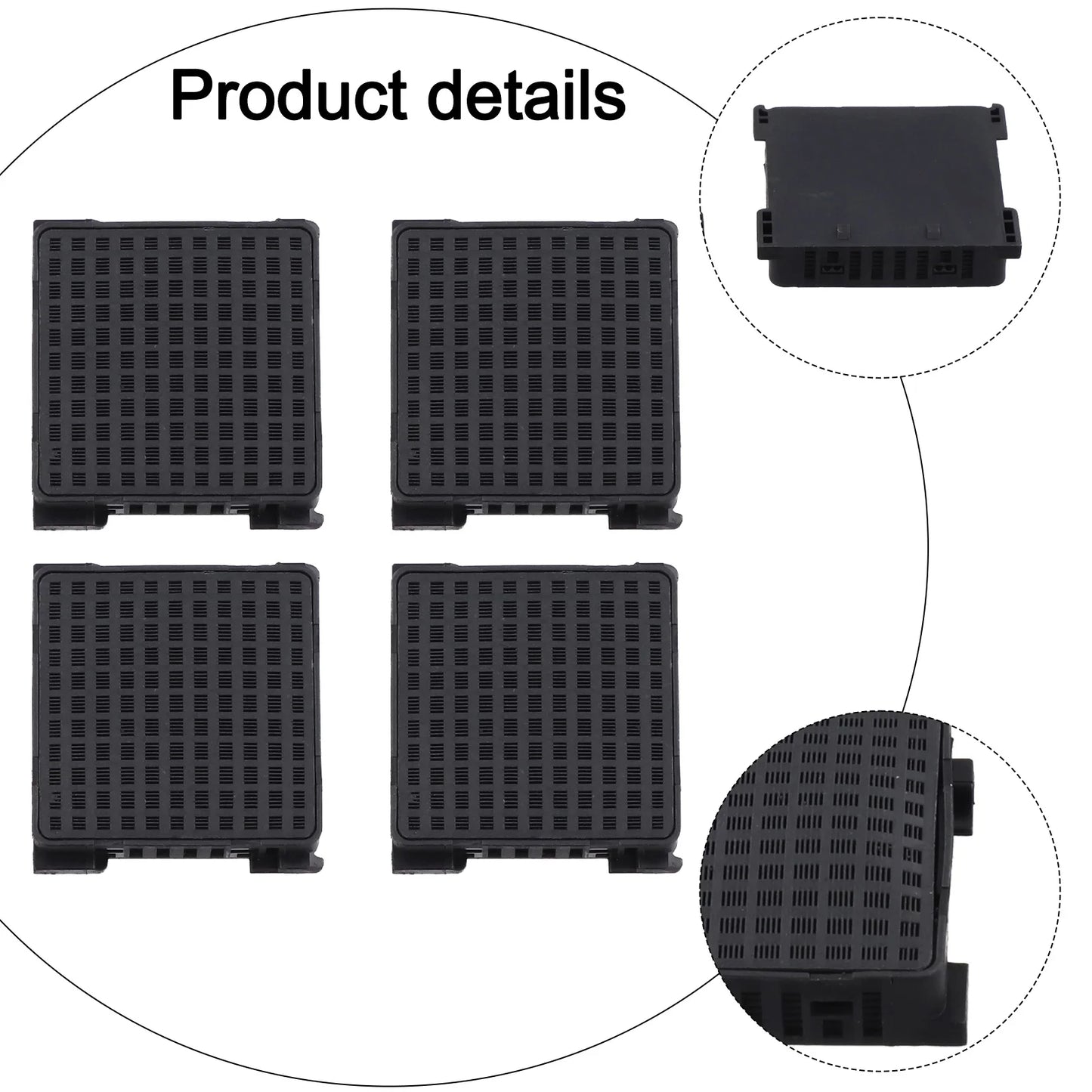 2 Fresh Air Activated Carbon Filter Liebherr 9096989 Replacement