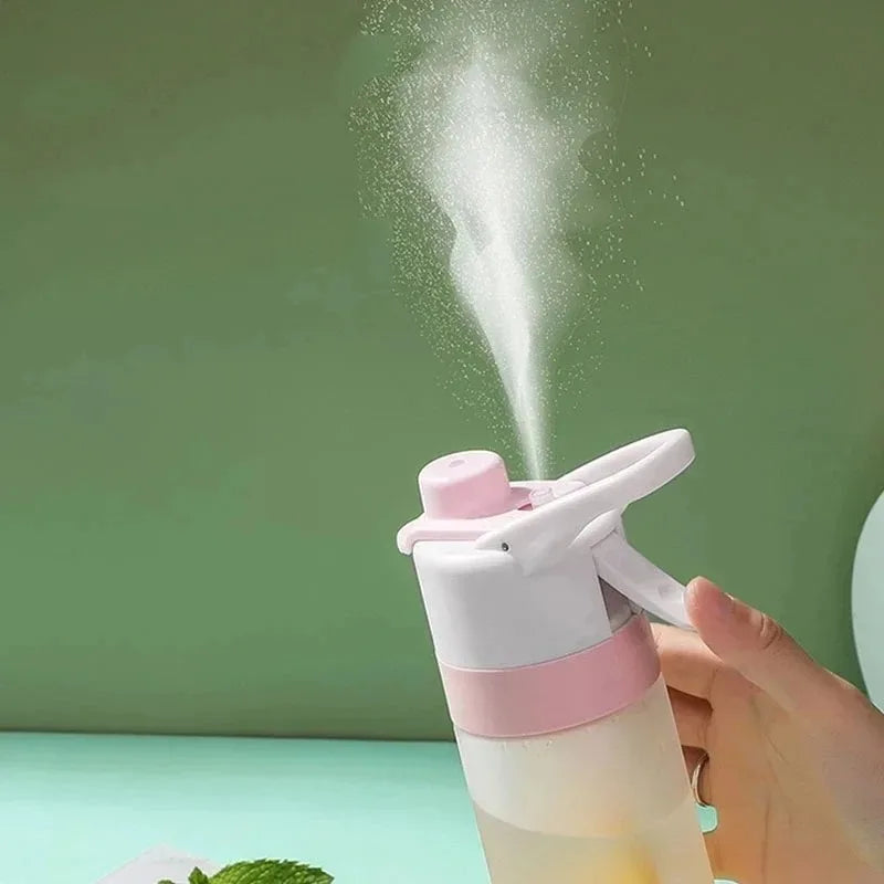 700ml BPA-Free Spray Water Bottle – Leakproof & Portable