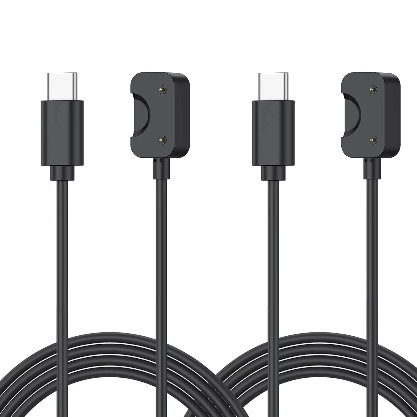 USB-C Magnetic Charger for Samsung Galaxy Fit 3 – 1-2 Pack Peaceful Pleasures Health and Wellness 2PCS Type C Cable