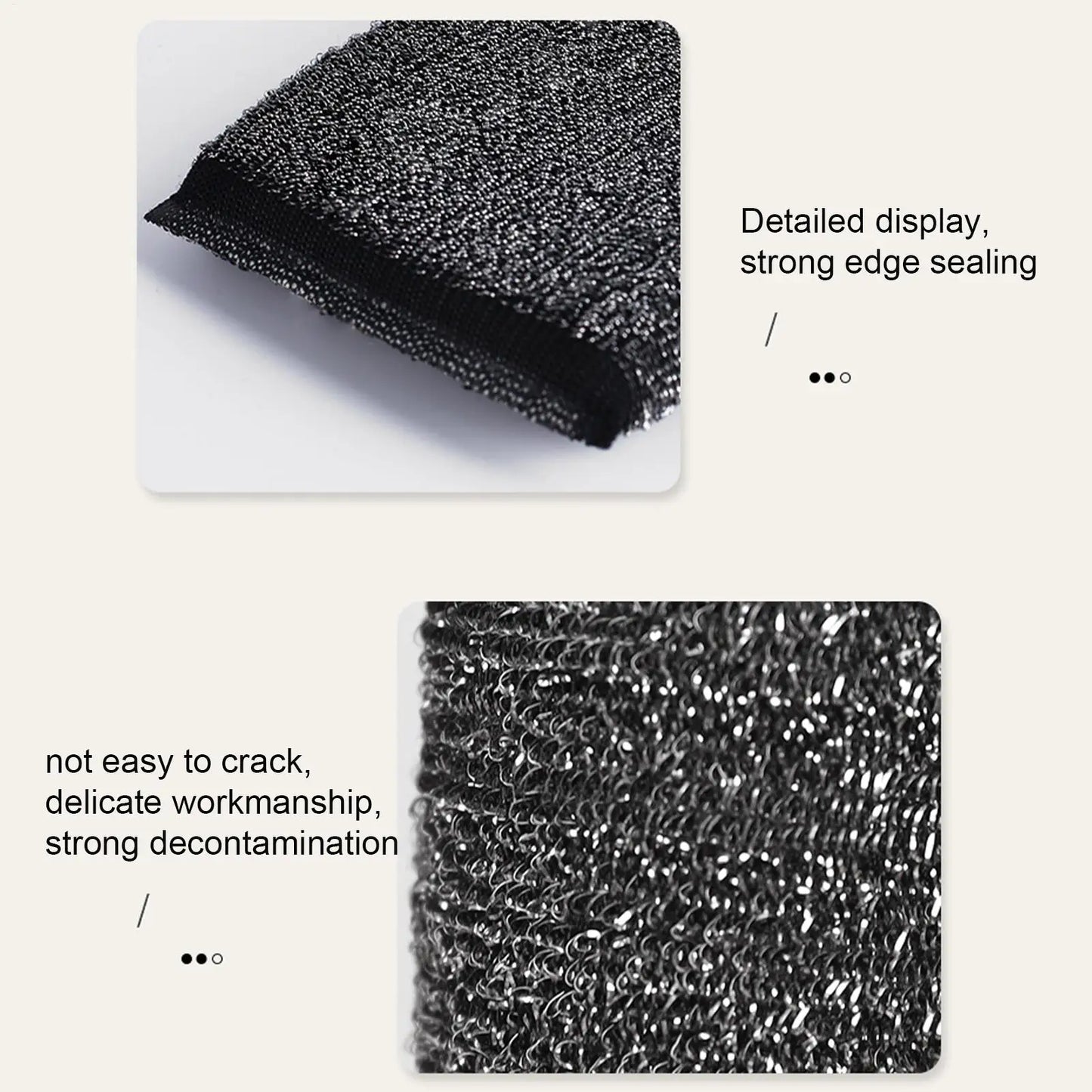 6-Pack Scratch-Free Dishwashing Sponge Scrubbers – Kitchen Cleaning