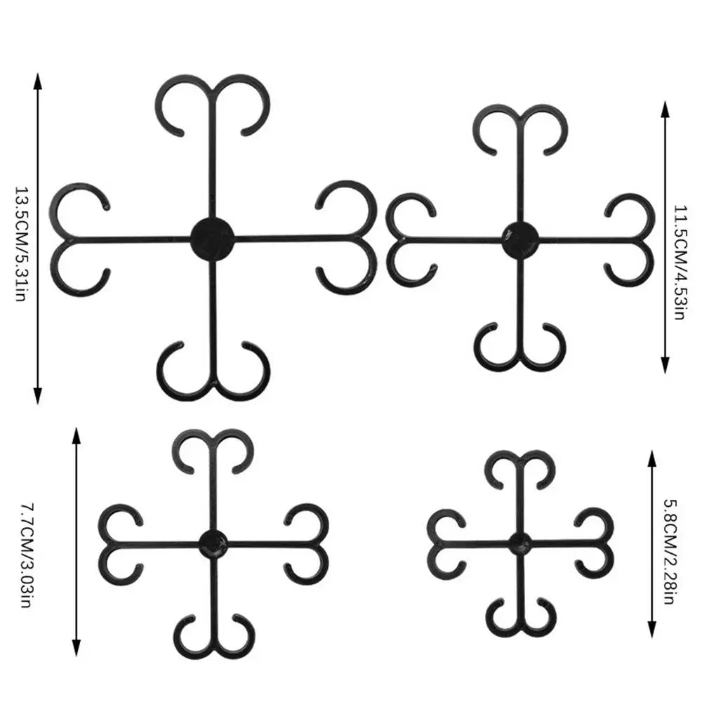 Plant Stem Support Clips – 4 Pcs Multi-Size Vine Climber Set